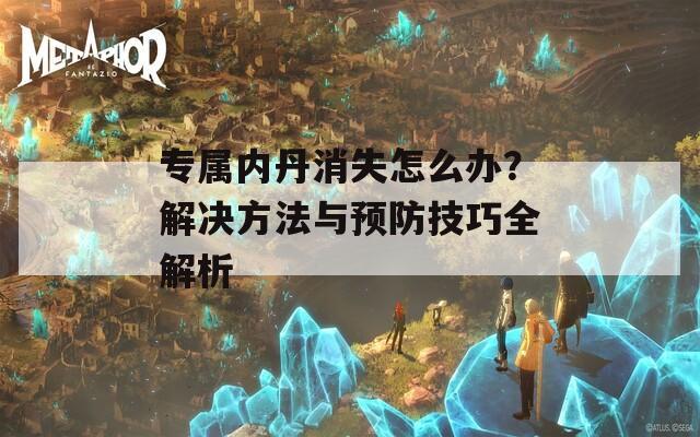 专属内丹消失怎么办？解决方法与预防技巧全解析