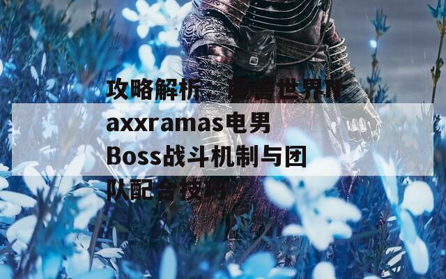 攻略解析：魔兽世界Naxxramas电男Boss战斗机制与团队配合技巧