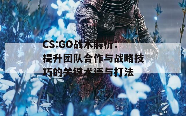 CS:GO战术解析：提升团队合作与战略技巧的关键术语与打法