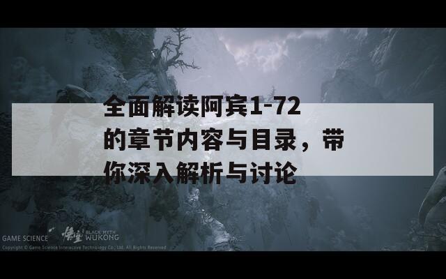 全面解读阿宾1-72的章节内容与目录，带你深入解析与讨论