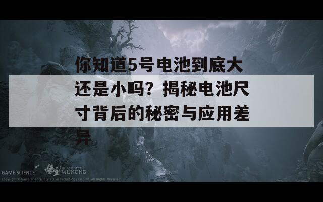 你知道5号电池到底大还是小吗？揭秘电池尺寸背后的秘密与应用差异