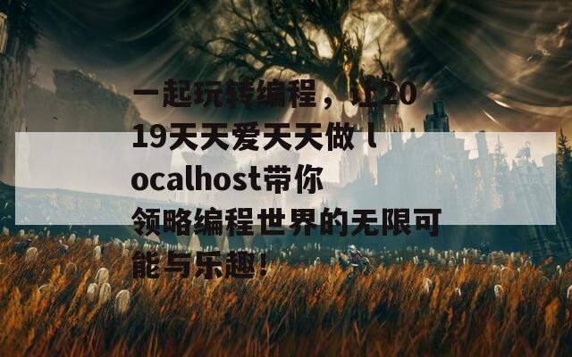 一起玩转编程，让2019天天爱天天做 localhost带你领略编程世界的无限可能与乐趣！